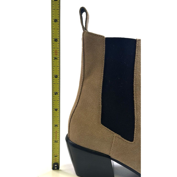 Rag & Bone Joni Camel Suede Chelsea Boots Booties Size EU 38 US 8 New $498 - Picture 9 of 12